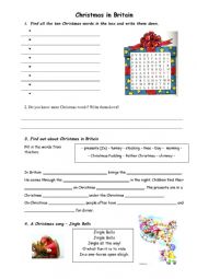 English Worksheet: Christmas in Britain