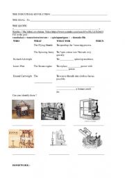 English Worksheet: the industrial revolution in great Britain