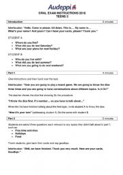 English Worksheet: Insturctions t3