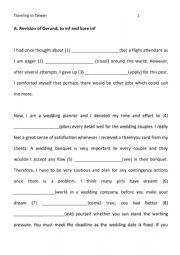 English Worksheet: Traveling to Taiwan
