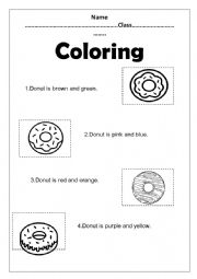 coloring - ESL worksheet by rafale007