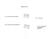 Making friends coversation