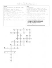 Wonders: Maria Celebrates Brazil Crossword