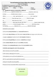 English Worksheet: Test First conditional