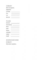 English Worksheet: present simple vs present continuous