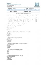 English Worksheet: Otzi the Iceman