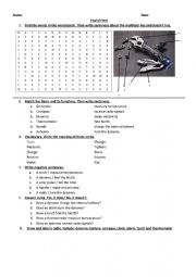 English Worksheet: Tools and functions