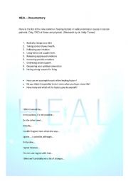 English Worksheet: About documentary HEAL