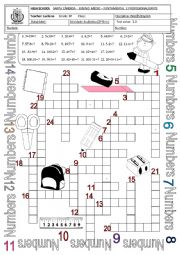 crossword numbers