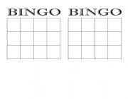 English Worksheet: bingo verbs