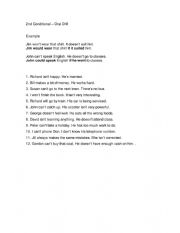 English Worksheet: Second conditional oral drill
