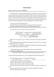 Would You Rather ESL Worksheet