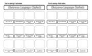 English Worksheet: language