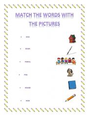 MATCH THE WORDS 