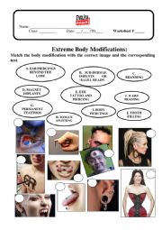 Teens and body modification