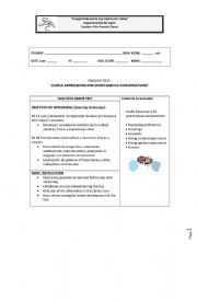 English Worksheet: USEFUL EXPRESSION FOR SPONTANEOUS SPEAKING TEST