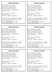 Classroom Language - Useful Phrases