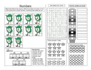 English Worksheet: Numers 1-10