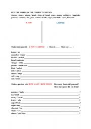 Countable and Uncountable nouns