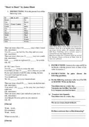 Heart to Heart worksheet song