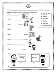 English Worksheet: May i