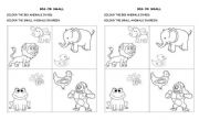 English Worksheet: big or small