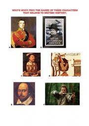 English Worksheet: British history - chronology