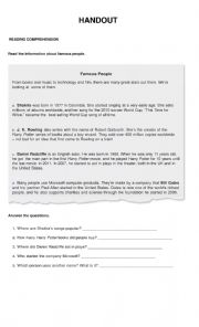 English Worksheet: past simple tense, jobs, adverbs of personality
