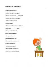 Classroom Language