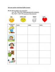 English Worksheet: ACTIVITIES AT HOME - CHORES