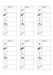 English Worksheet: Cluedo re-usable WS3