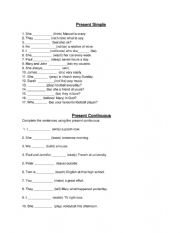 English Worksheet: WorkingTenses