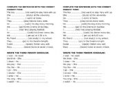 English Worksheet: Simple present exercises
