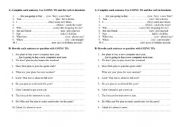 English Worksheet: Future Going to