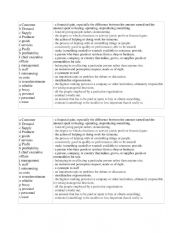 English Worksheet: Business English Upper Intermediate Vocabulary - Basic Set
