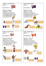 ROLE PLAY CARDS