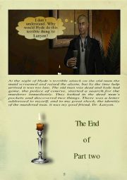 THE STORY OF DR. JEKYLL and MR. HYDE PART 2.  page 8 of 10