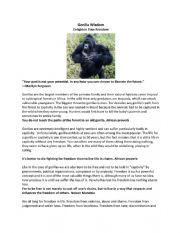 Gorilla Wisdom: Enlighten Your Freedom