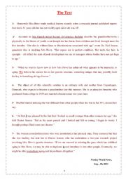 English Worksheet: 3rd grade test