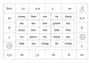English Worksheet: short and long vowels practice (e/i)