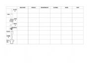 English Worksheet: materials