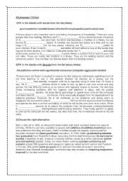 English Worksheet: language