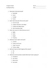 English Worksheet: Facing the Giants Movie Guide