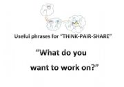 English Worksheet: Classroom posters: Think Pair Share