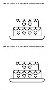 English Worksheet: YEARS OLD