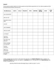 English Worksheet: Adverbs of frequency - Speaking and Writing