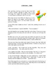 English Worksheet: Reading Comprehension - A Hot Land.....India