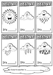 English Worksheet: Weather