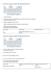 English Worksheet: science jokes