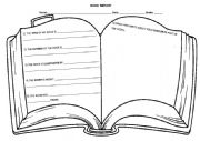 English Worksheet: BOOK REPORT